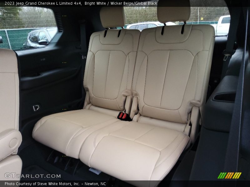Bright White / Wicker Beige/Global Black 2023 Jeep Grand Cherokee L Limited 4x4