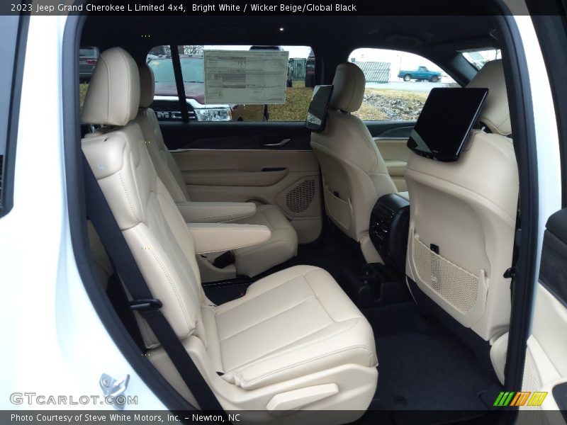 Bright White / Wicker Beige/Global Black 2023 Jeep Grand Cherokee L Limited 4x4