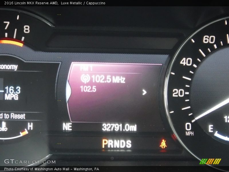 Luxe Metallic / Cappuccino 2016 Lincoln MKX Reserve AWD