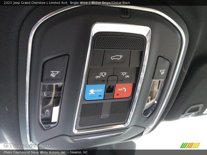 Bright White / Wicker Beige/Global Black 2023 Jeep Grand Cherokee L Limited 4x4