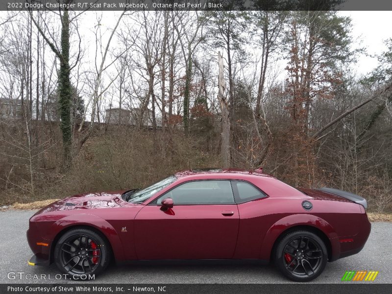 Octane Red Pearl / Black 2022 Dodge Challenger R/T Scat Pack Widebody