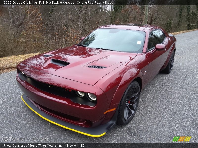 Octane Red Pearl / Black 2022 Dodge Challenger R/T Scat Pack Widebody