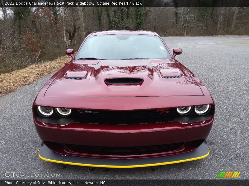 Octane Red Pearl / Black 2022 Dodge Challenger R/T Scat Pack Widebody