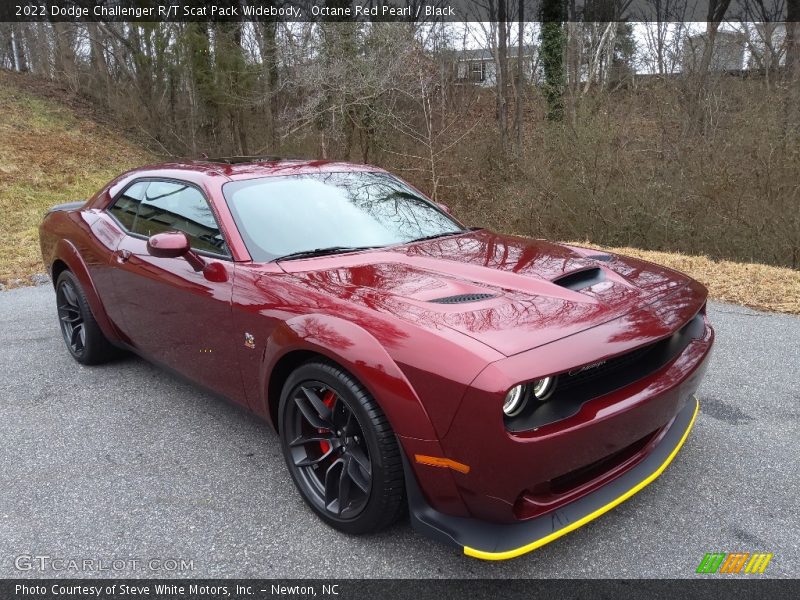 Octane Red Pearl / Black 2022 Dodge Challenger R/T Scat Pack Widebody