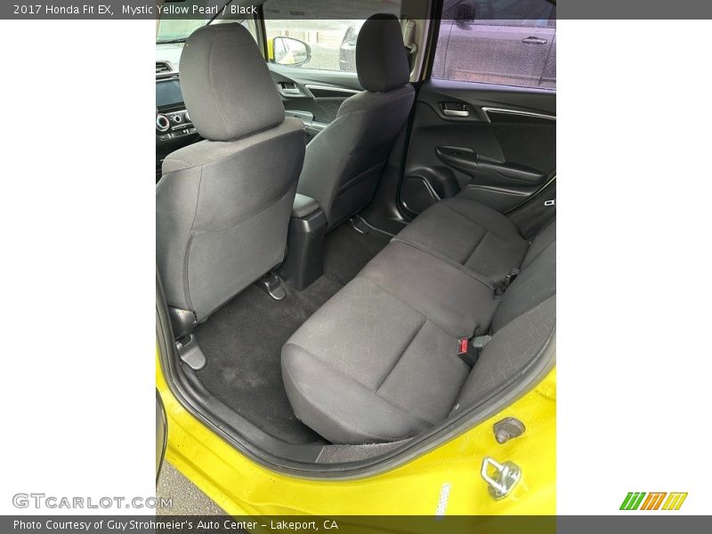 Mystic Yellow Pearl / Black 2017 Honda Fit EX