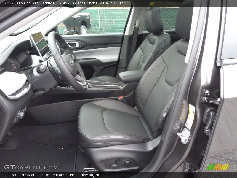 Front Seat of 2022 Compass Latitude Lux 4x4