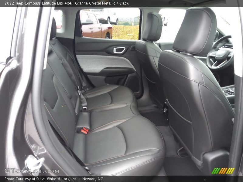 Rear Seat of 2022 Compass Latitude Lux 4x4