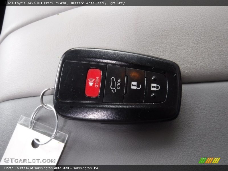 Keys of 2021 RAV4 XLE Premium AWD