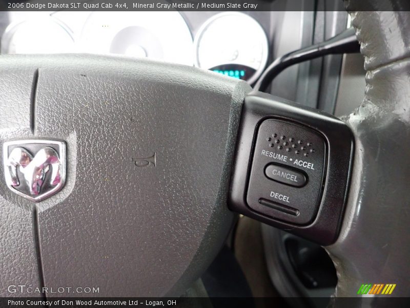 Mineral Gray Metallic / Medium Slate Gray 2006 Dodge Dakota SLT Quad Cab 4x4