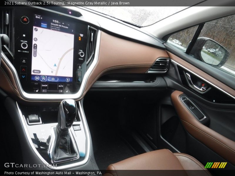 Dashboard of 2021 Outback 2.5i Touring