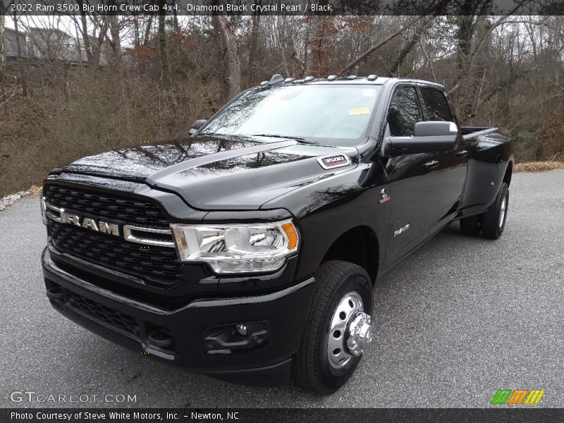 Diamond Black Crystal Pearl / Black 2022 Ram 3500 Big Horn Crew Cab 4x4