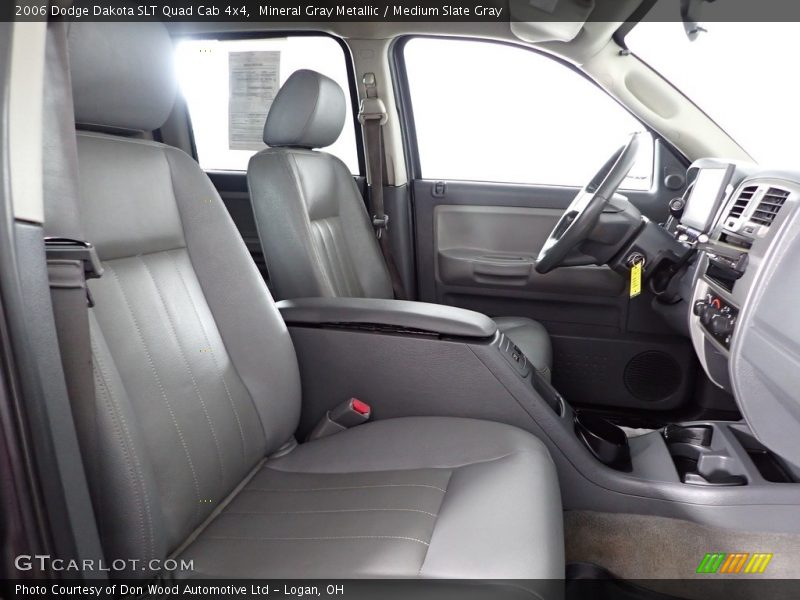 Mineral Gray Metallic / Medium Slate Gray 2006 Dodge Dakota SLT Quad Cab 4x4