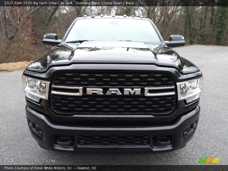 Diamond Black Crystal Pearl / Black 2022 Ram 3500 Big Horn Crew Cab 4x4