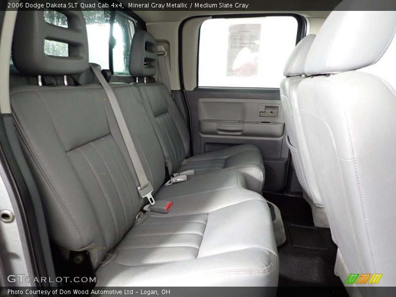 Mineral Gray Metallic / Medium Slate Gray 2006 Dodge Dakota SLT Quad Cab 4x4