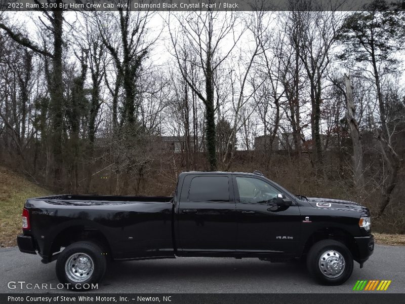 Diamond Black Crystal Pearl / Black 2022 Ram 3500 Big Horn Crew Cab 4x4