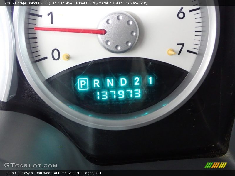 Mineral Gray Metallic / Medium Slate Gray 2006 Dodge Dakota SLT Quad Cab 4x4