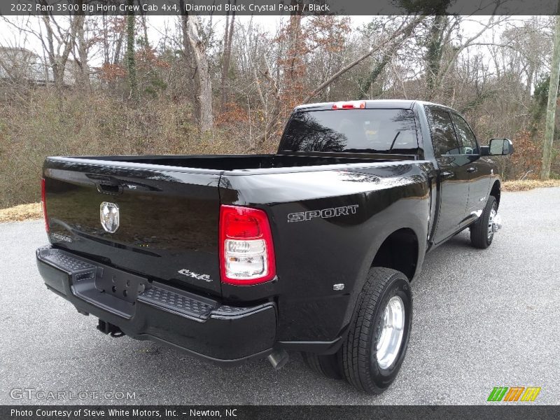 Diamond Black Crystal Pearl / Black 2022 Ram 3500 Big Horn Crew Cab 4x4
