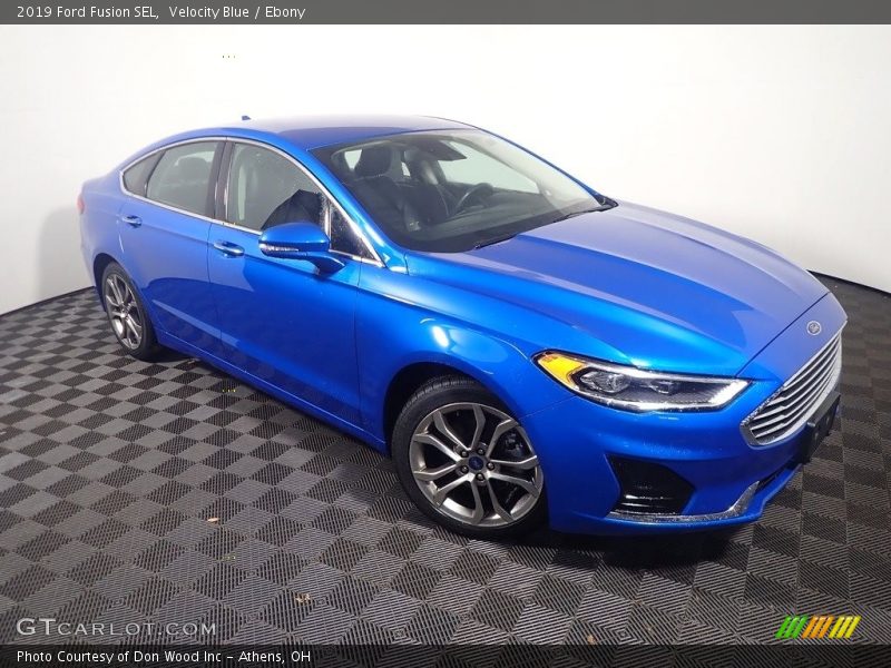 Velocity Blue / Ebony 2019 Ford Fusion SEL
