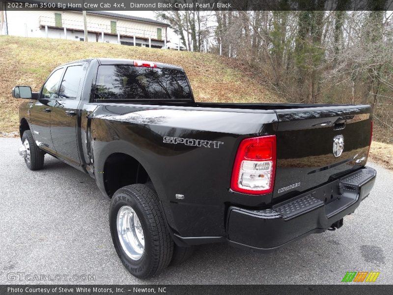 Diamond Black Crystal Pearl / Black 2022 Ram 3500 Big Horn Crew Cab 4x4