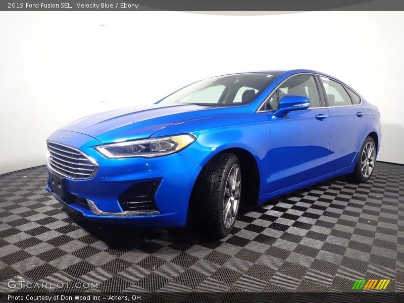 Velocity Blue / Ebony 2019 Ford Fusion SEL