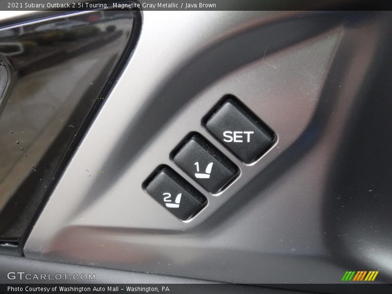 Controls of 2021 Outback 2.5i Touring