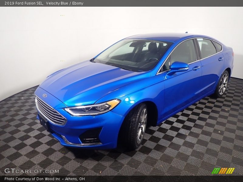 Velocity Blue / Ebony 2019 Ford Fusion SEL