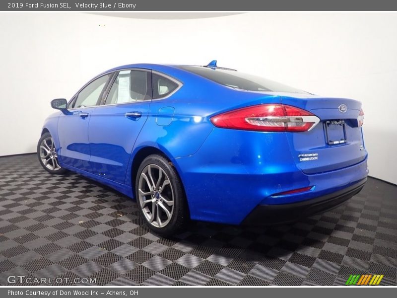Velocity Blue / Ebony 2019 Ford Fusion SEL