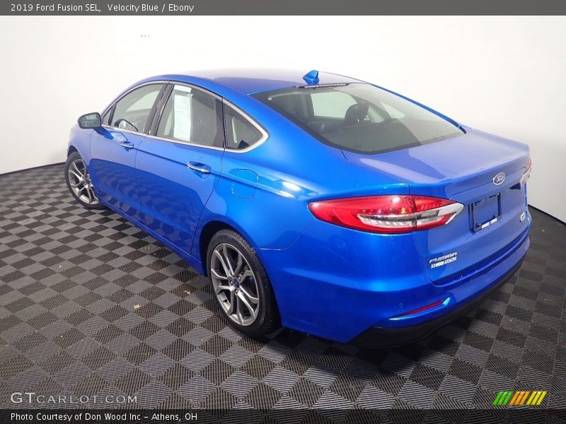 Velocity Blue / Ebony 2019 Ford Fusion SEL