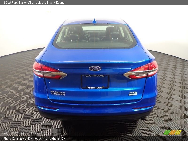 Velocity Blue / Ebony 2019 Ford Fusion SEL