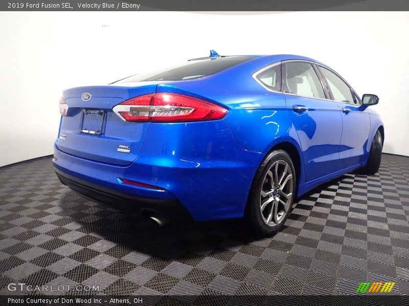 Velocity Blue / Ebony 2019 Ford Fusion SEL