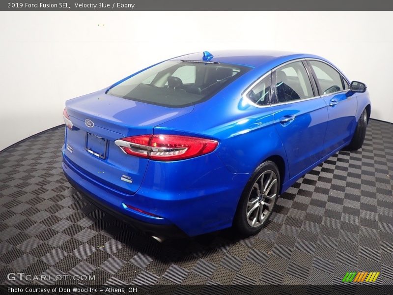Velocity Blue / Ebony 2019 Ford Fusion SEL