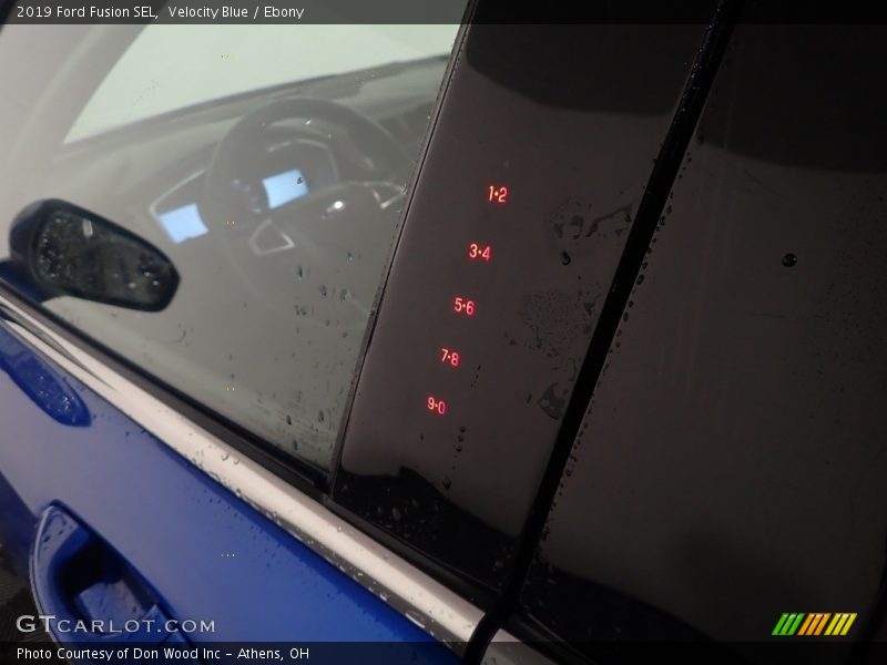 Velocity Blue / Ebony 2019 Ford Fusion SEL