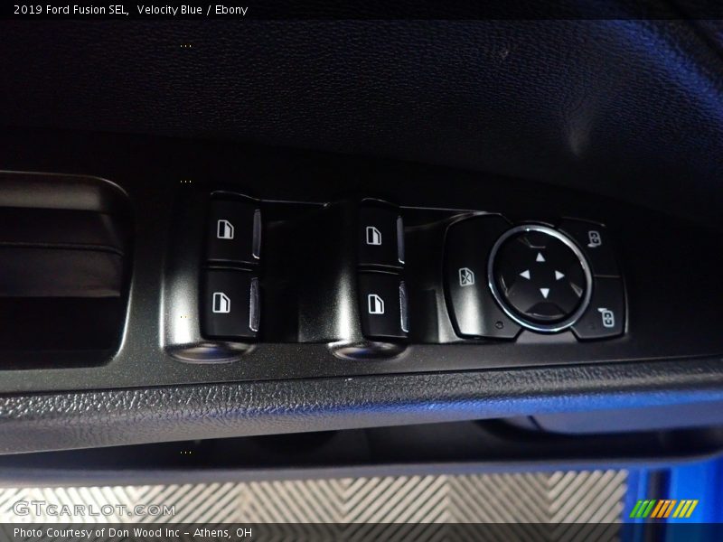 Velocity Blue / Ebony 2019 Ford Fusion SEL