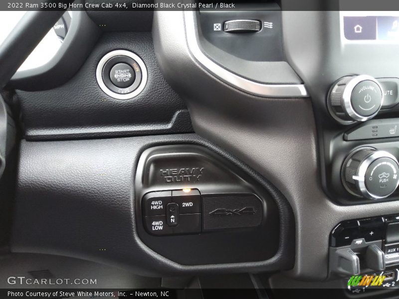 Diamond Black Crystal Pearl / Black 2022 Ram 3500 Big Horn Crew Cab 4x4