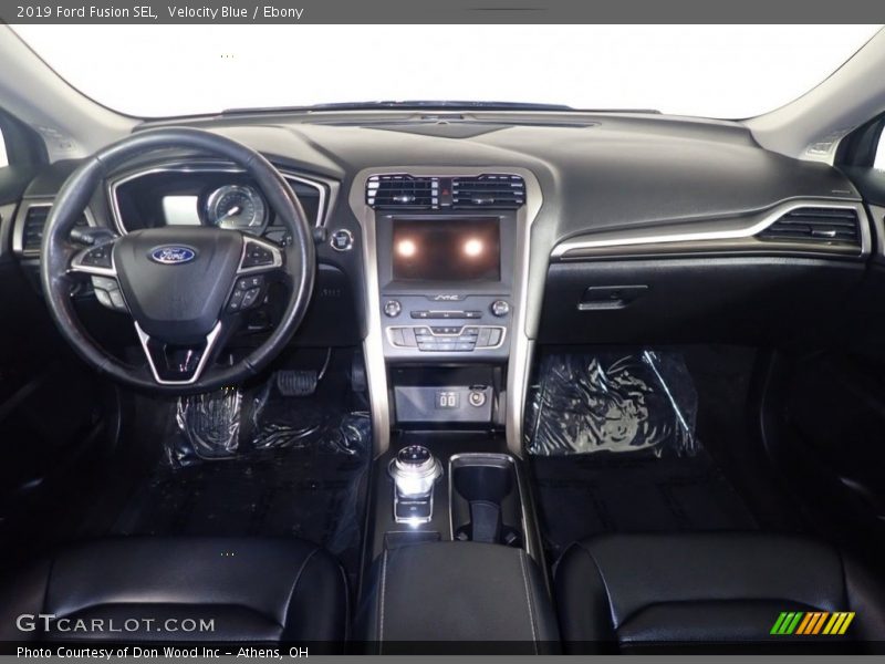 Velocity Blue / Ebony 2019 Ford Fusion SEL