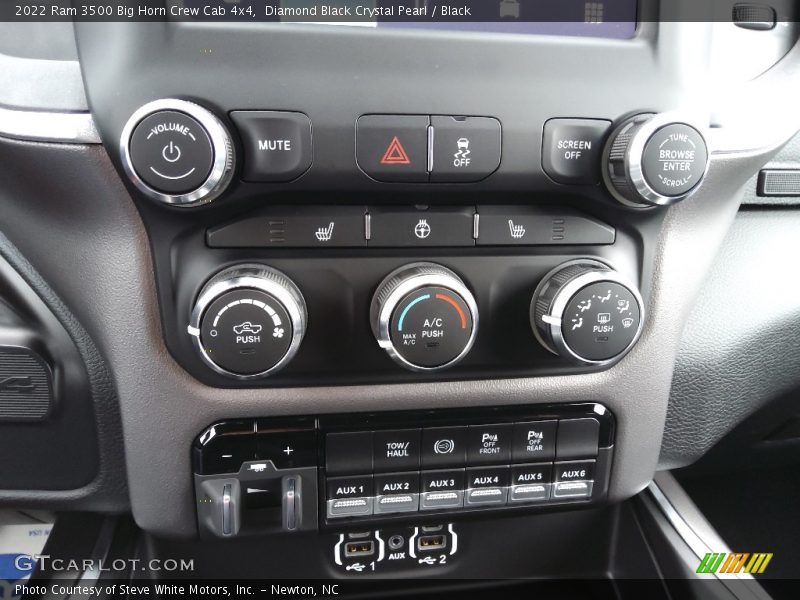 Diamond Black Crystal Pearl / Black 2022 Ram 3500 Big Horn Crew Cab 4x4