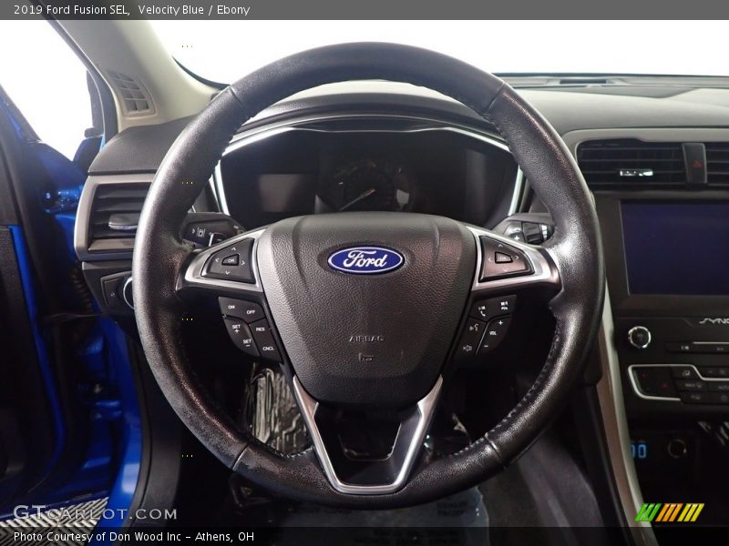Velocity Blue / Ebony 2019 Ford Fusion SEL