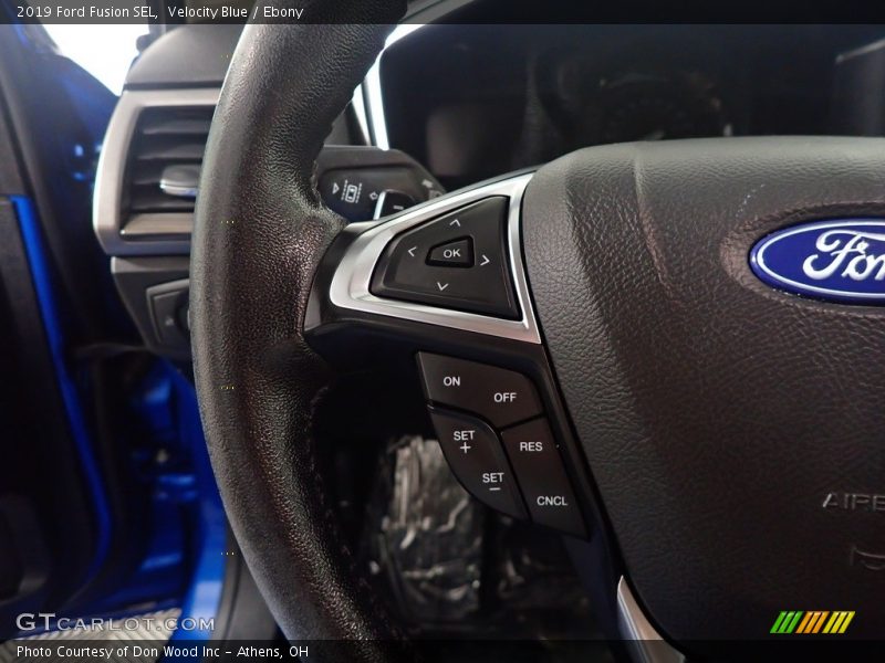 Velocity Blue / Ebony 2019 Ford Fusion SEL