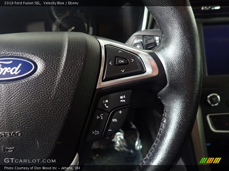 Velocity Blue / Ebony 2019 Ford Fusion SEL