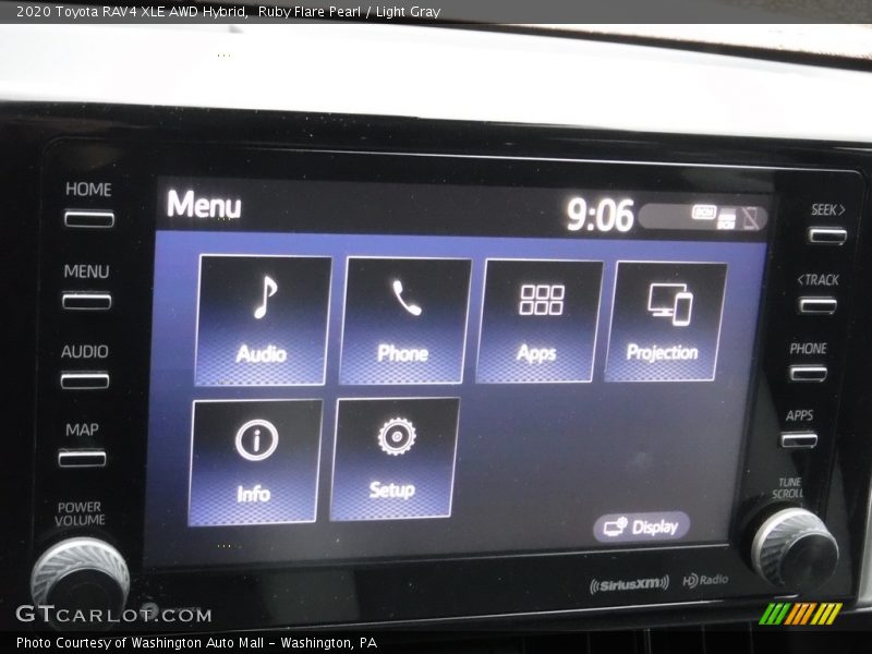 Controls of 2020 RAV4 XLE AWD Hybrid