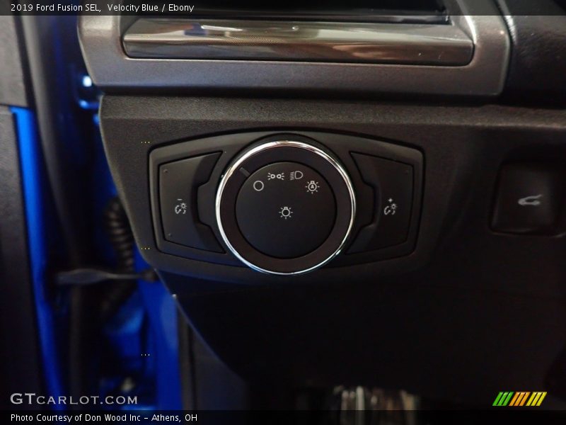 Velocity Blue / Ebony 2019 Ford Fusion SEL