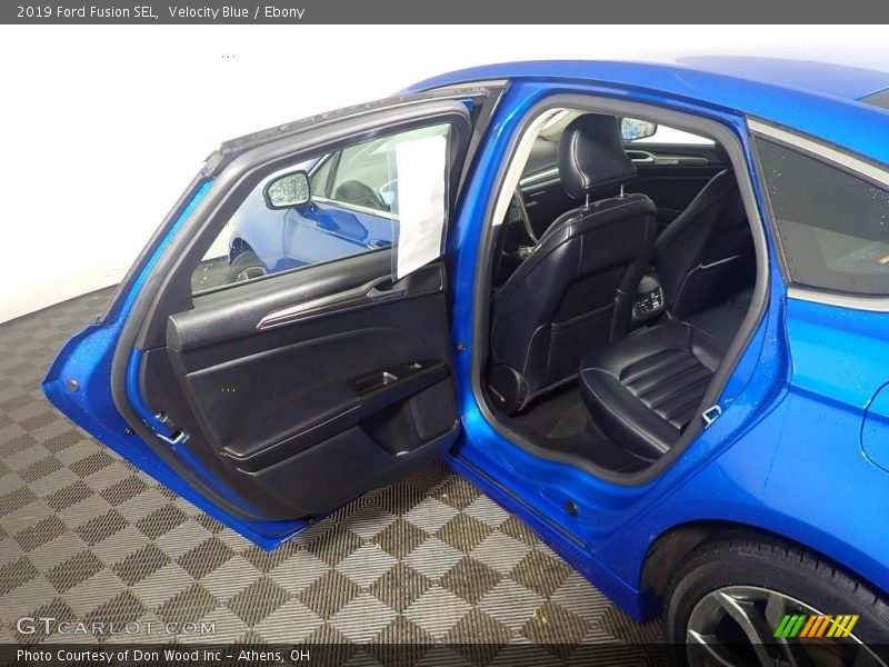 Velocity Blue / Ebony 2019 Ford Fusion SEL