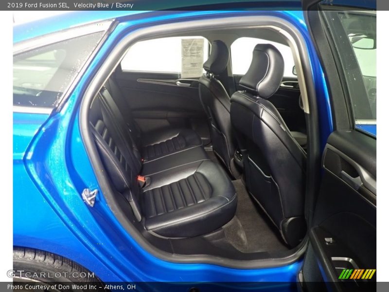 Velocity Blue / Ebony 2019 Ford Fusion SEL