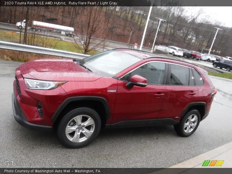  2020 RAV4 XLE AWD Hybrid Ruby Flare Pearl