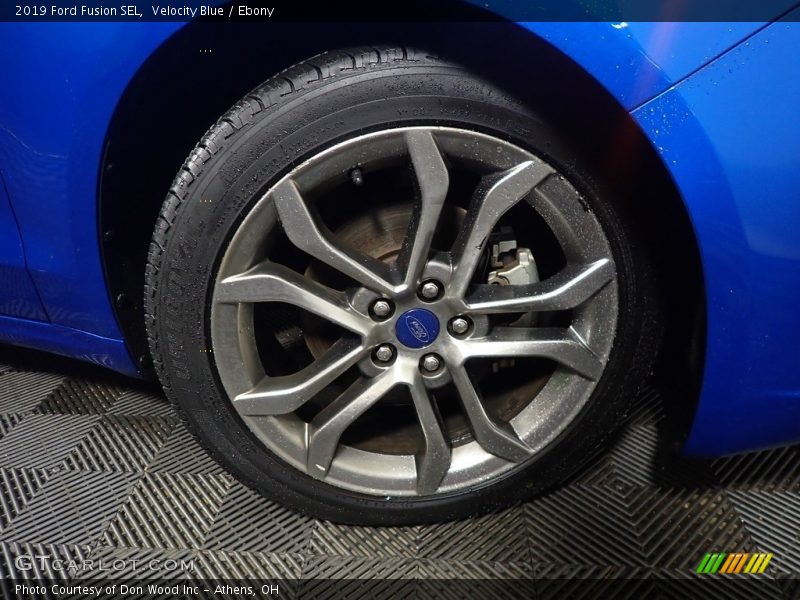 Velocity Blue / Ebony 2019 Ford Fusion SEL