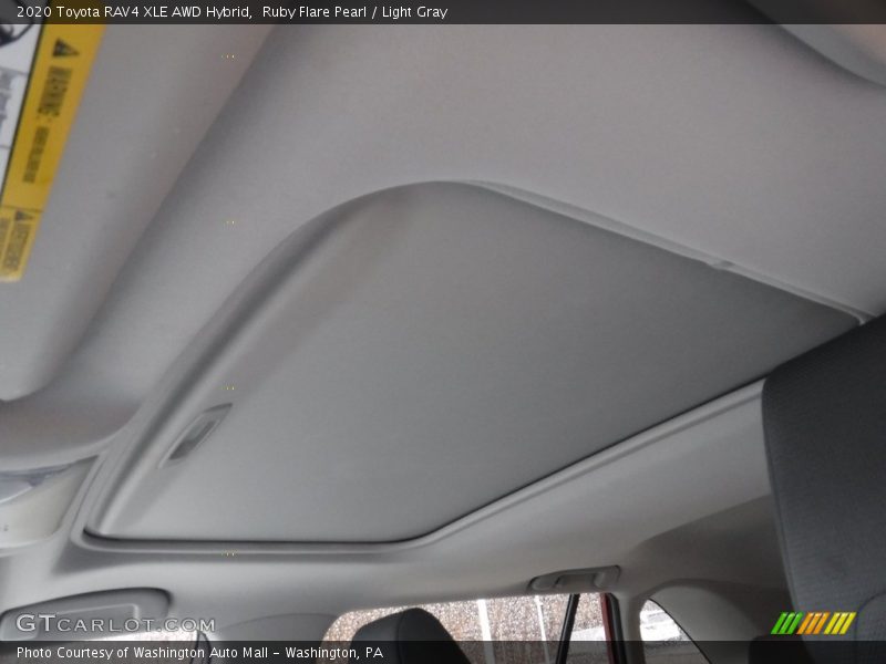 Sunroof of 2020 RAV4 XLE AWD Hybrid