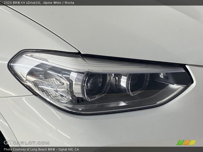 Alpine White / Mocha 2020 BMW X4 xDrive30i