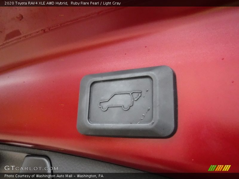 Ruby Flare Pearl / Light Gray 2020 Toyota RAV4 XLE AWD Hybrid