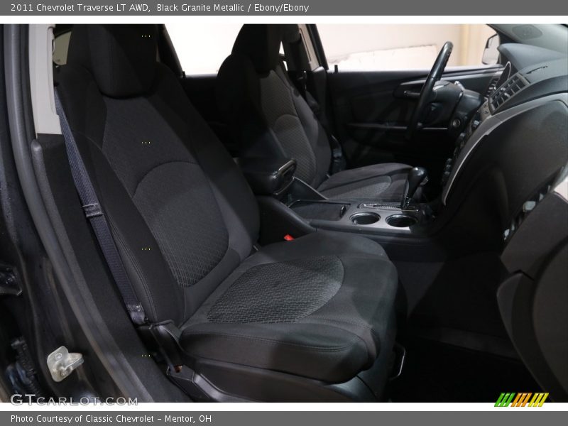 Black Granite Metallic / Ebony/Ebony 2011 Chevrolet Traverse LT AWD