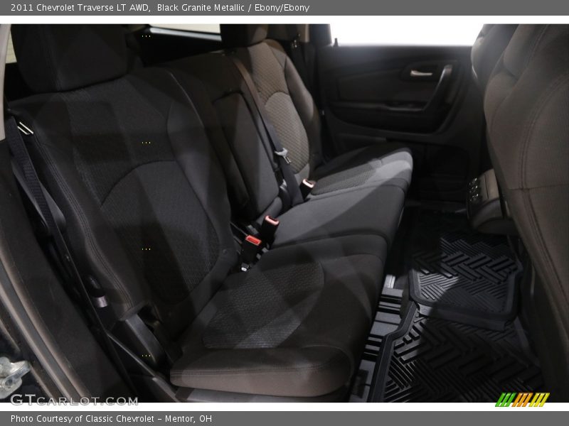 Black Granite Metallic / Ebony/Ebony 2011 Chevrolet Traverse LT AWD
